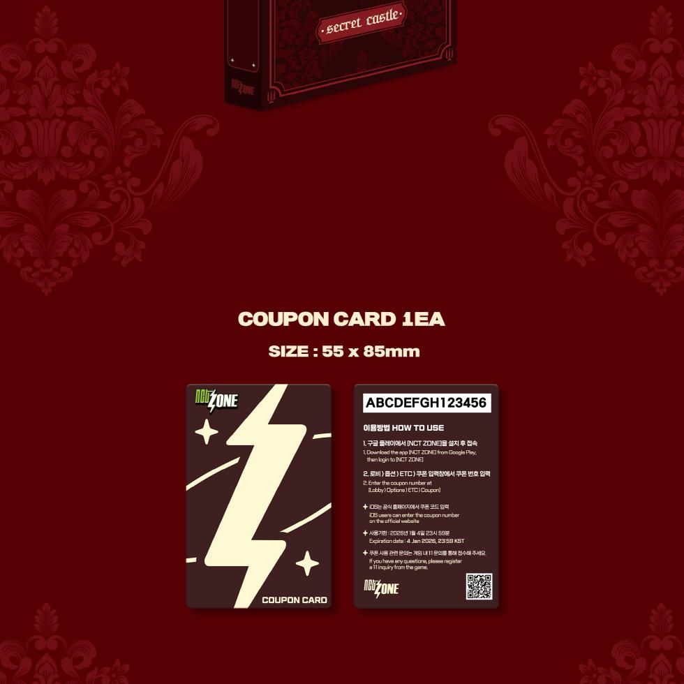 NCT ZONE COUPON CARD [SECRET CASTLE VER.] | OLIVE YOUNG Global