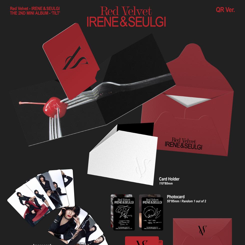 Red Velvet アイリン IRENE sm unboxing 3枚セット RED VELVET - IRENE & SEULGI - 2ND MINI ALBUM [TILT] (QR VER