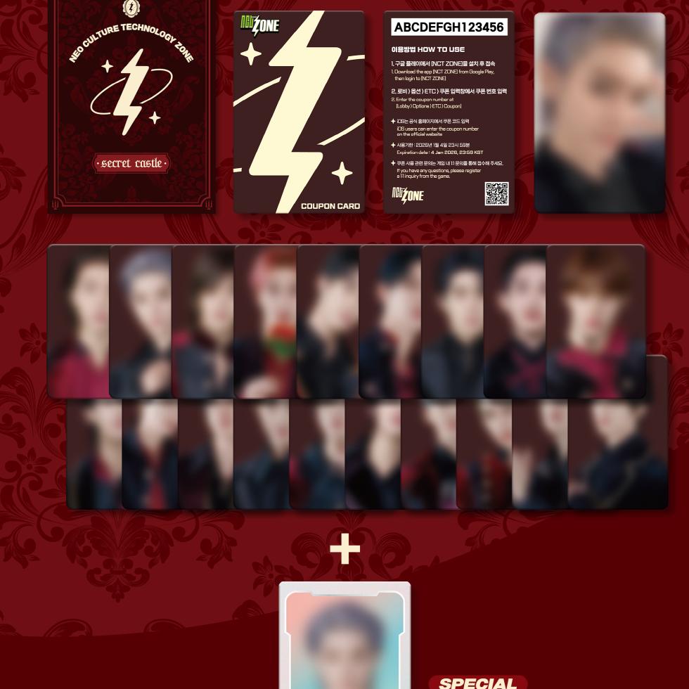 NCT ZONE シークレットキャッスル 秘密の城 スペシャルカード ドヨン NCT ZONE COUPON CARD [SECRET CASTLE VER.] | OLIVE YOUNG Global