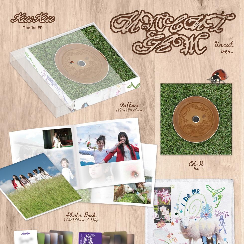 KiiiKiii UNCUT GEM ハウム トレカ2点セット 5pcs/set KiiiKiii Album LOMO Card UNCUT GEM Starship Special