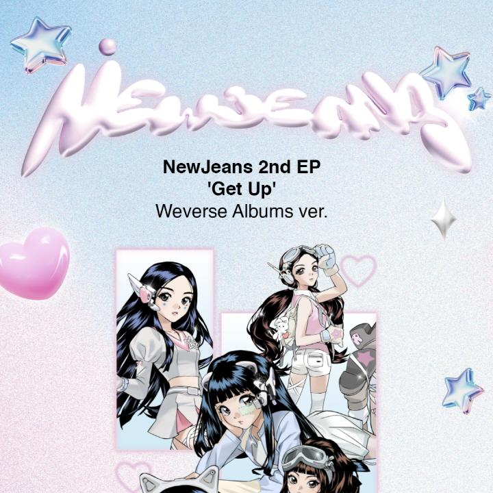 【WEVERSE 特典付】NewJeans 2nd EP Get Up NEWJEANS - 2ND EP 'GET UP' [WEVERSE ALBUMS VER.] – K Pop