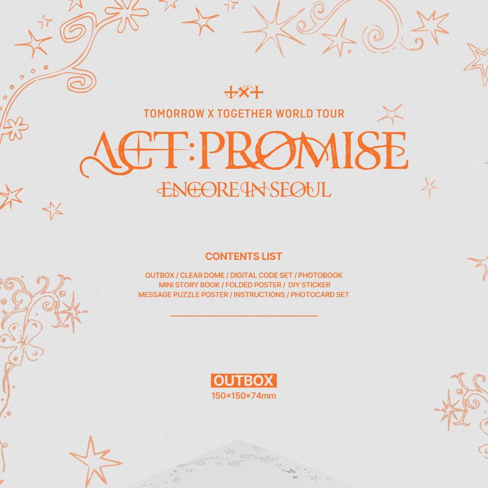 TOMORROW X TOGETHER (TXT) - WORLD TOUR [ACT : PROMISE
