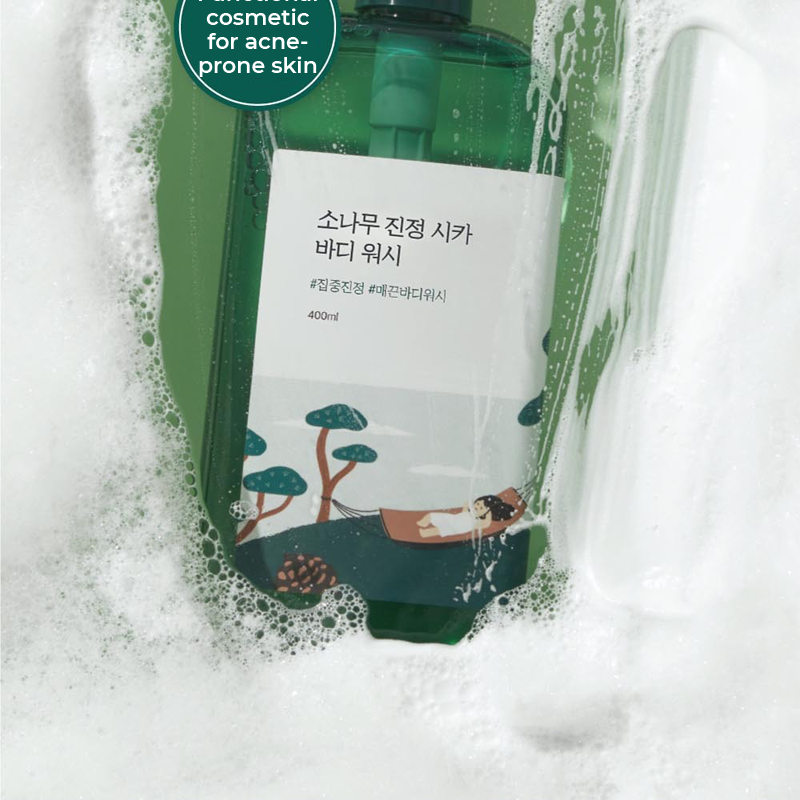 ROUND LAB 松の木鎮静シカボディウォッシュ 400ml | OLIVE YOUNG Global