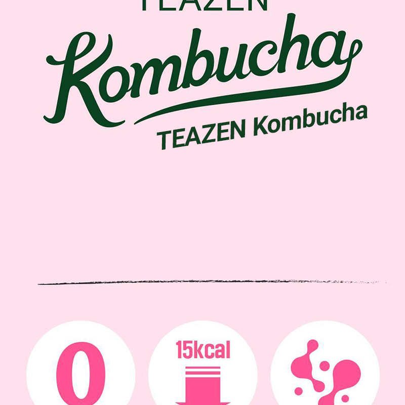 Teazen Kombucha Strawberry Kiwi 10T | OLIVE YOUNG Global