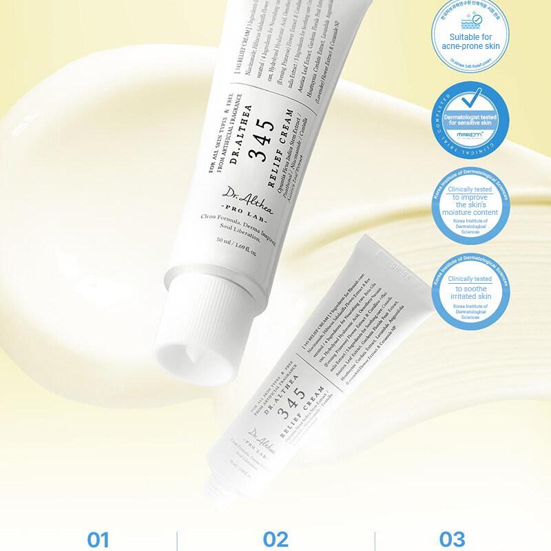 Dr.Althea 345リリーフクリーム 3個 345 Relief Cream - Post acne Cream | Dr.Althea | Korean