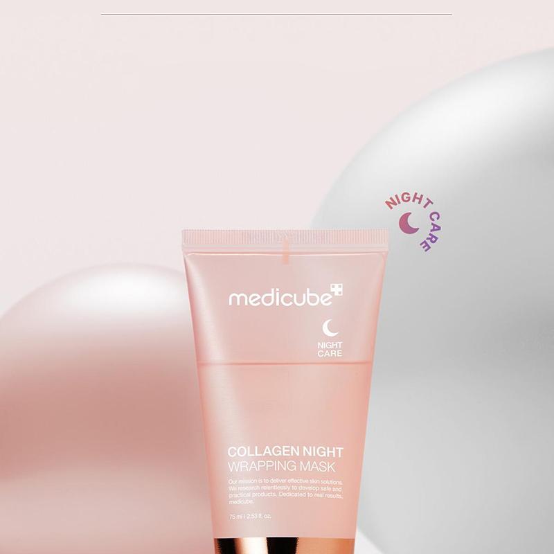medicube Collagen Night Wrapping Mask 75ml Set (+Jelly Brush)