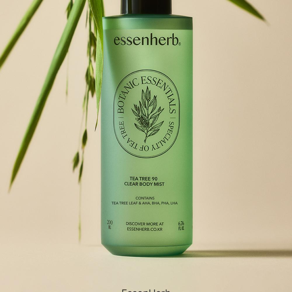 essenHERB Tea Tree 90 Clear Body Mist 210mL | OLIVE YOUNG Global