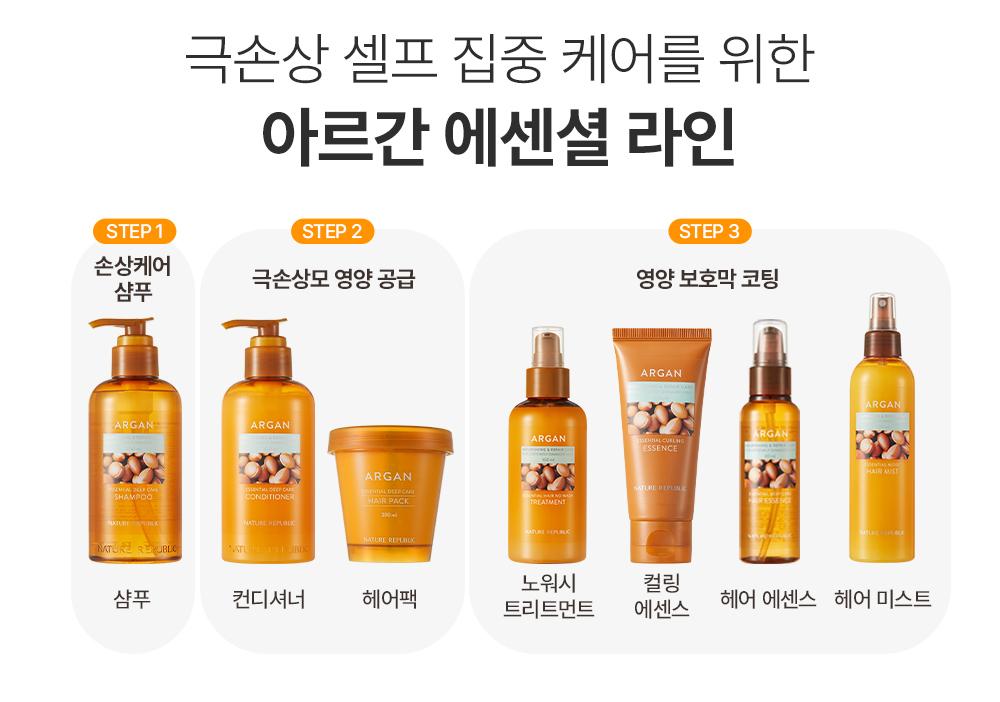 NATURE REPUBLIC アルガン エッセンシャル ディープ ケア ヘアパック