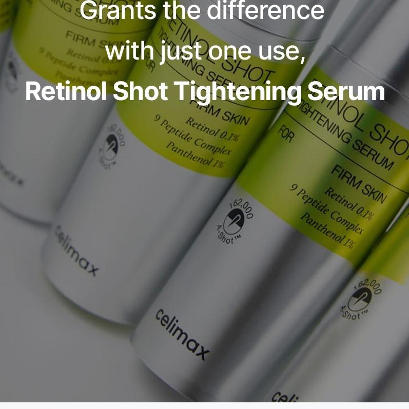 celimax The Vita A Retinol Shot Tightening Serum 30ml