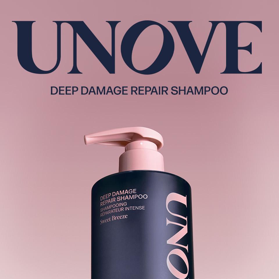 UNOVE ディープダメージリペアシャンプー 500ml スウィートブリーズ