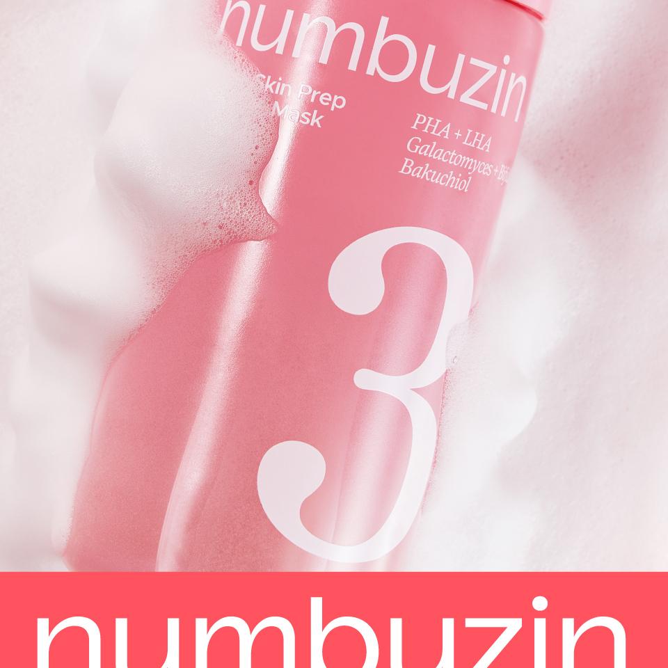 numbuzin No.3 PHA Skin Prep Bubble Mask 90ml | OLIVE YOUNG Global