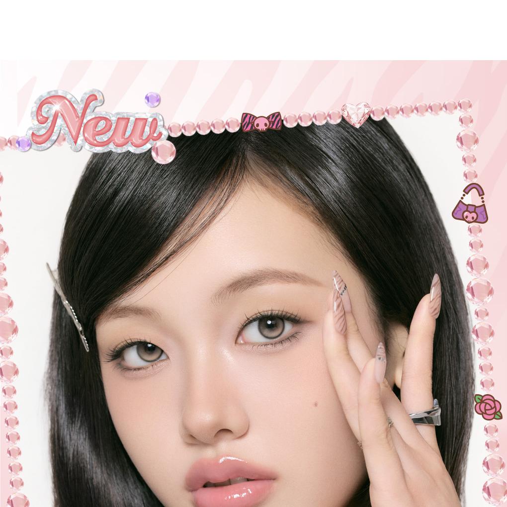 [Sanrio EDITION] rom&nd Glasting Color Gloss (Set/Single) (18 Colors)