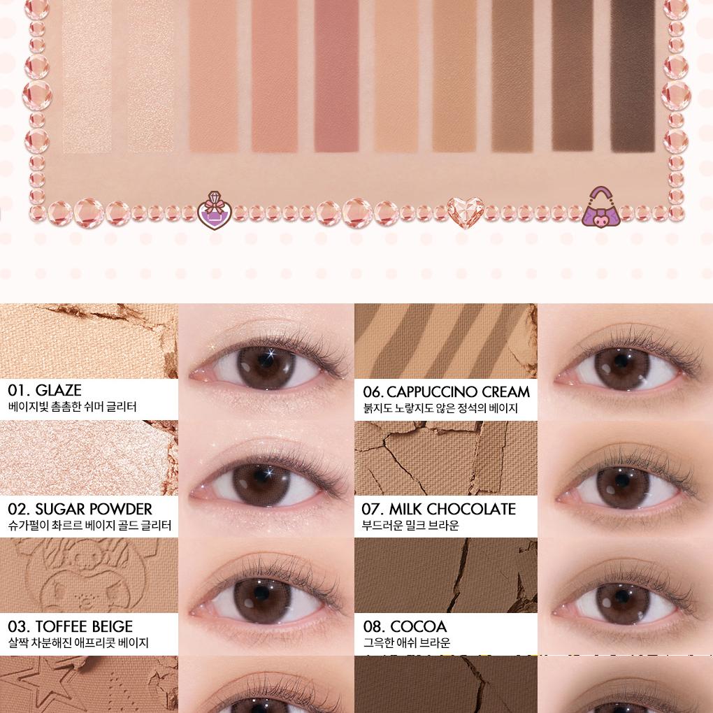 Sanrio EDITION] rom&nd Better Than Palette (Set/Single) (16 Colors