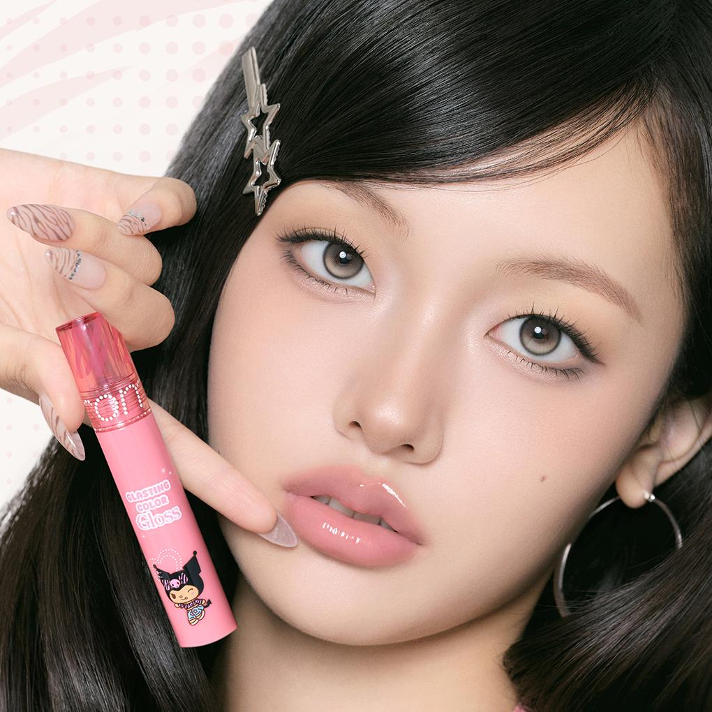 [Sanrio EDITION] rom&nd Glasting Color Gloss (Set/Single) (18 Colors)