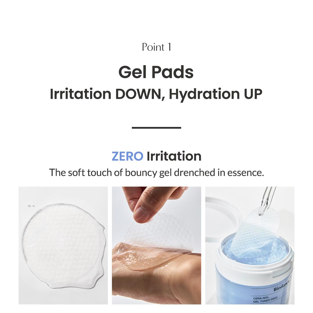 BIODANCE Hydro Cera-Nol Gel Toner Pads 60P