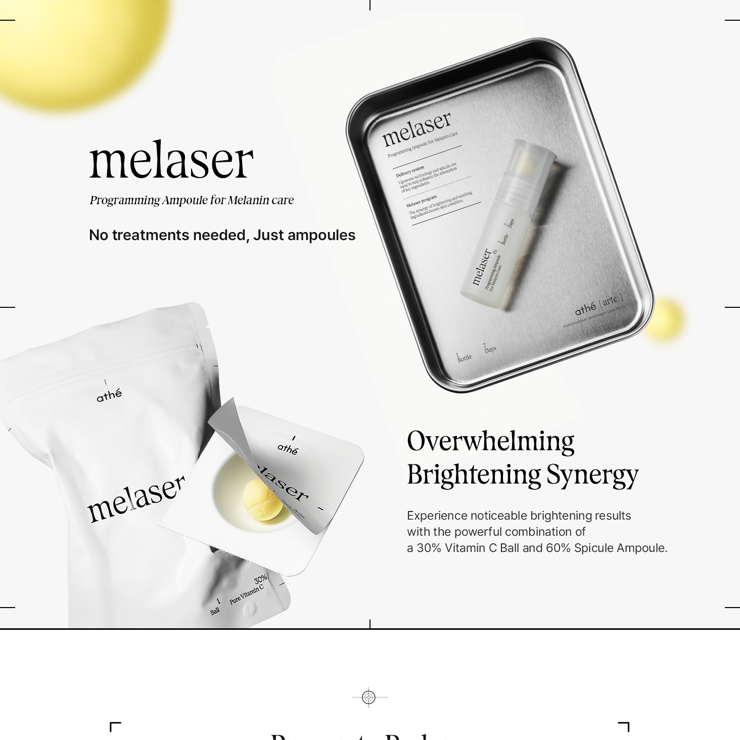 ATHÉ MELASER 7DAYS プログラミング アンプル デュオセット athe