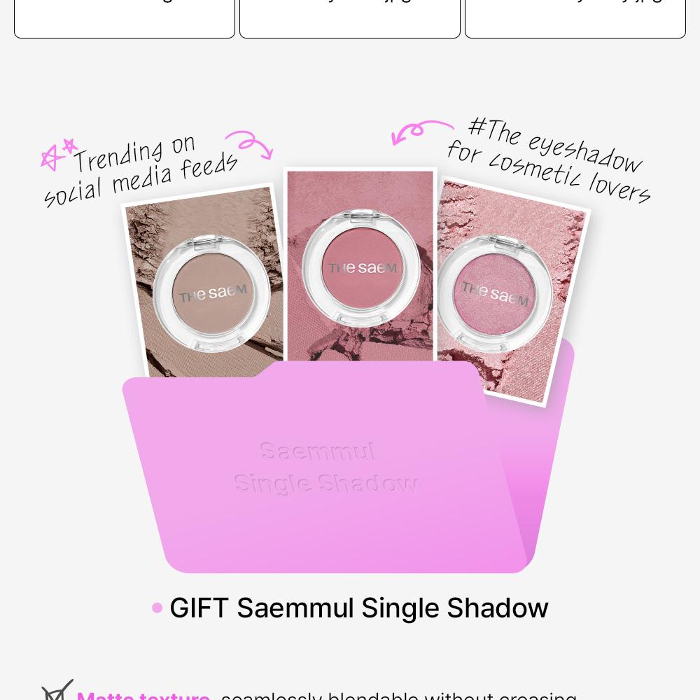 THE SAEM Glam Perfection Baked Highlighter (Set/Single) (6 Colors