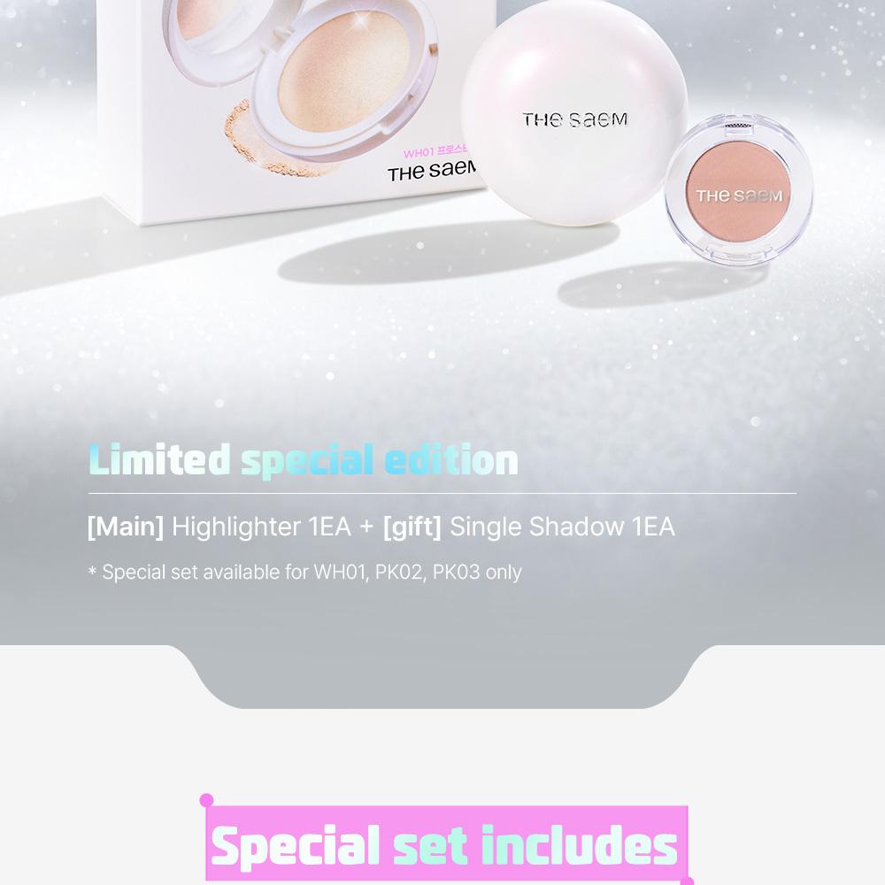 THE SAEM Glam Perfection Baked Highlighter (Set/Single) (6 Colors