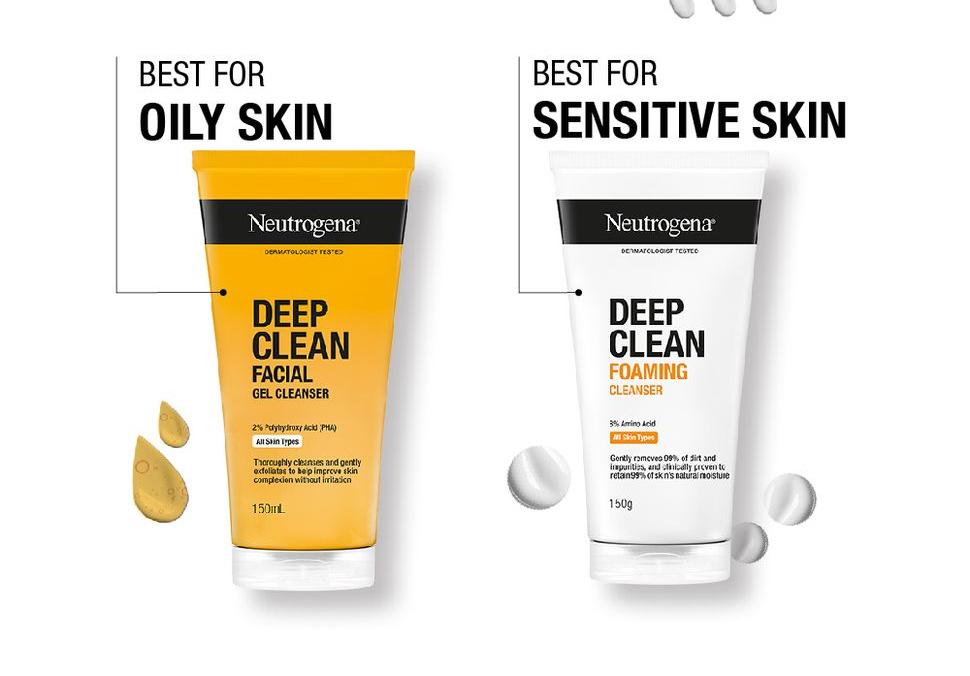 Neutrogena Deep Clean Facial Gel Cleanser 100g | OLIVE YOUNG