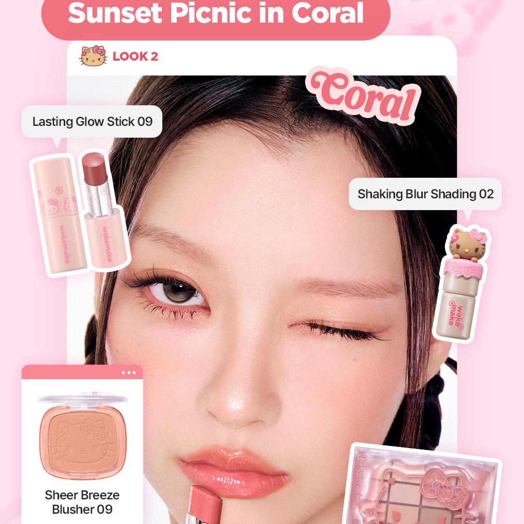 [Sanrio EDITION] WAKEMAKE Lip & Eye Kit (Warm Tone / Cool Tone)