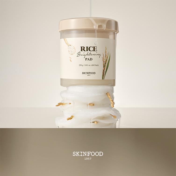 SKINFOOD ライスブライトニングパッド 60枚 | OLIVE YOUNG Global