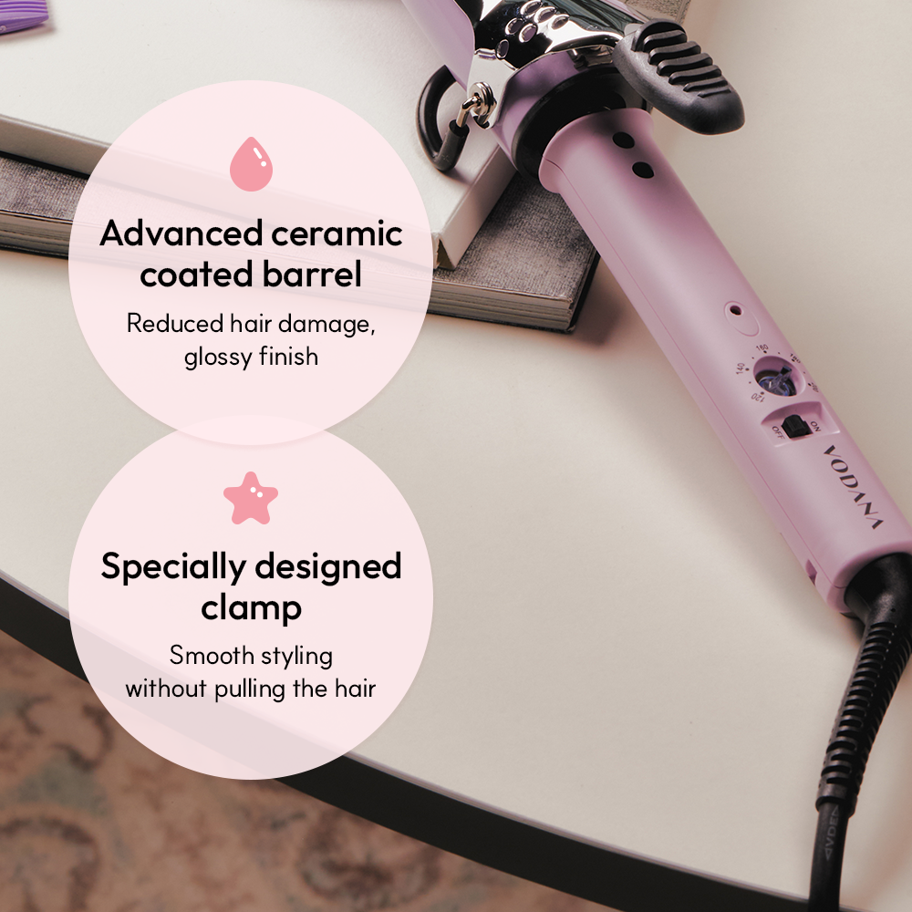 vodana Glamwave Curling Iron FV 36mm (6 Options) | OLIVE YOUNG Global