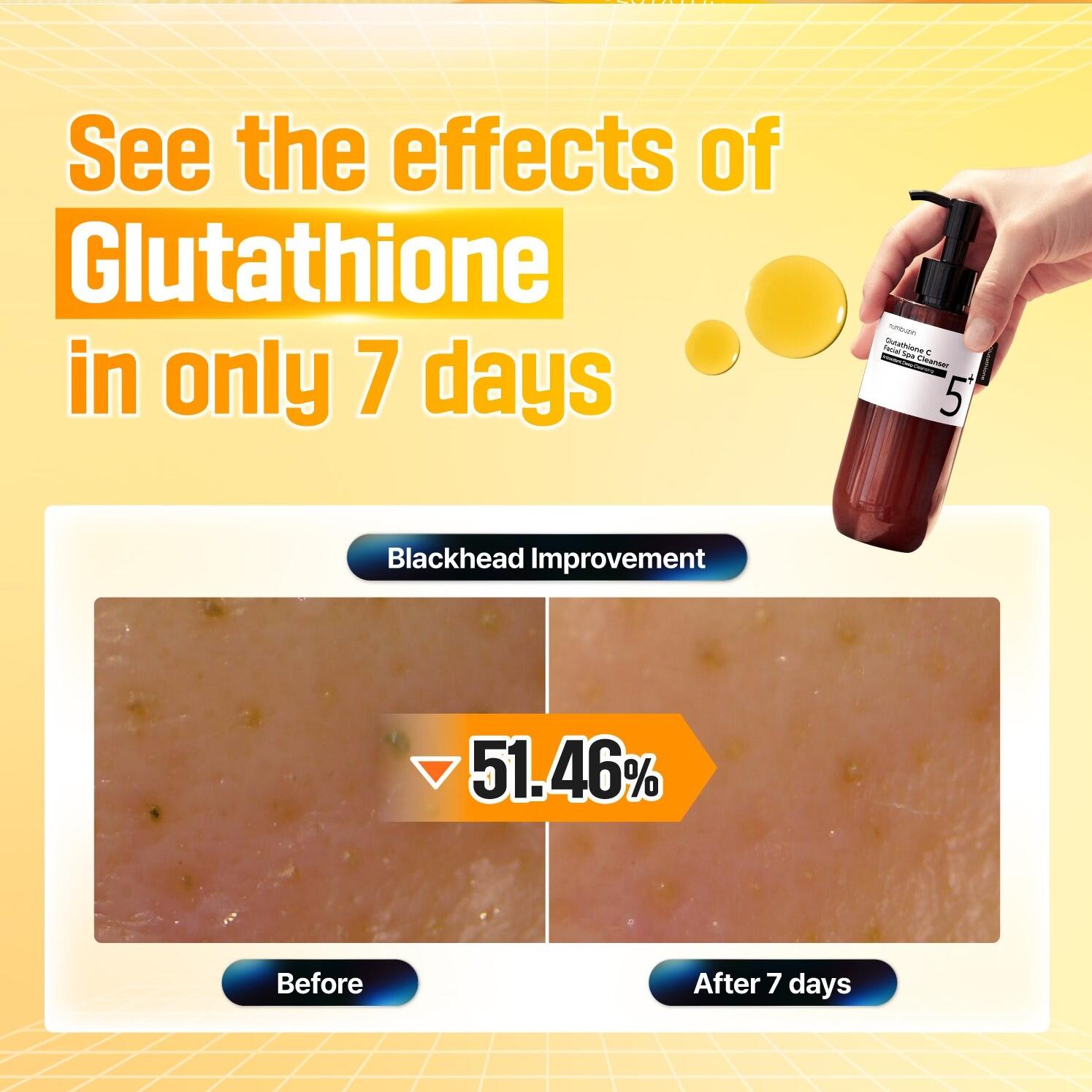 numbuzin No. 5 Glutathione C Facial Spa Cleanser 300ml Large