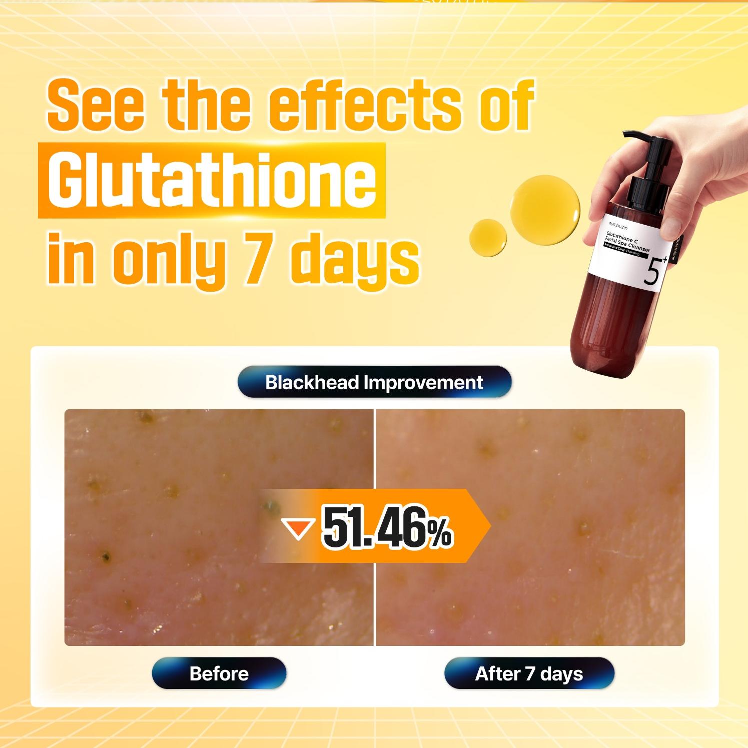 numbuzin No. 5 Glutathione C Facial Spa Cleanser 300ml Large Volume