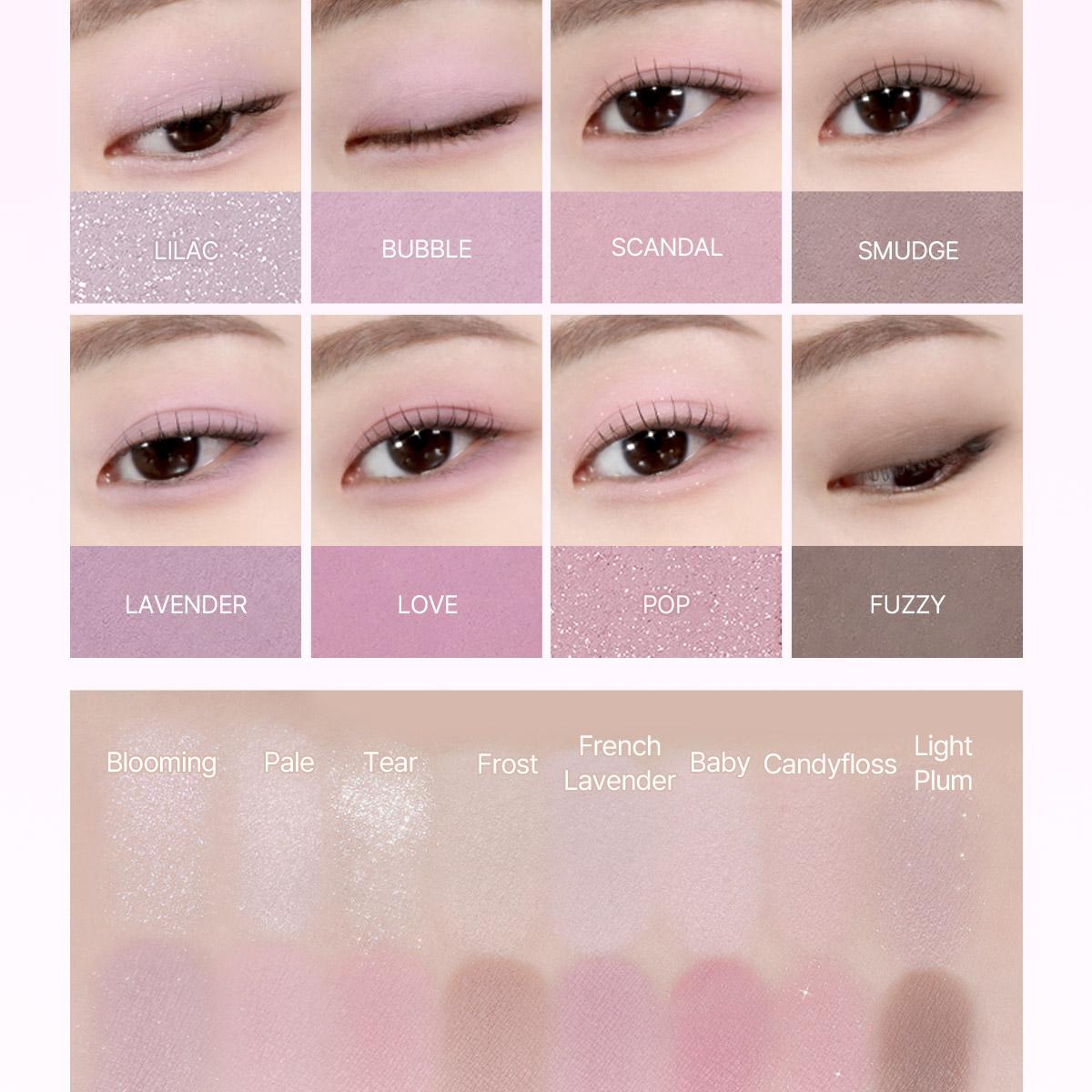 [Sanrio EDITION] WAKEMAKE Soft Blurring Eye Palette (Set/Single) (26 Options)