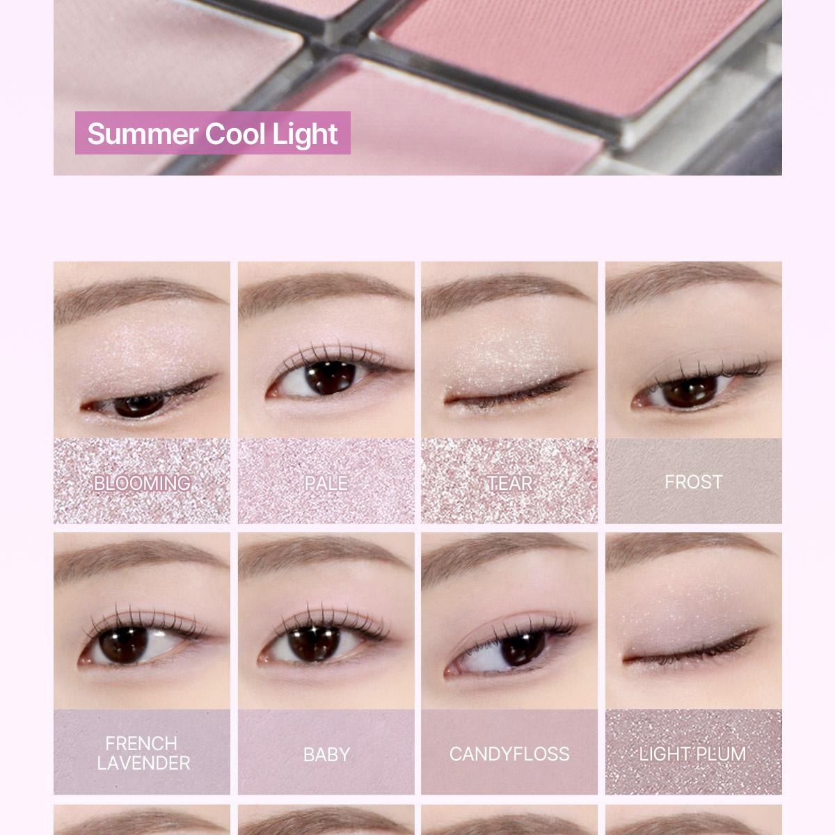 [Sanrio EDITION] WAKEMAKE Soft Blurring Eye Palette (Set/Single) (26 Options)