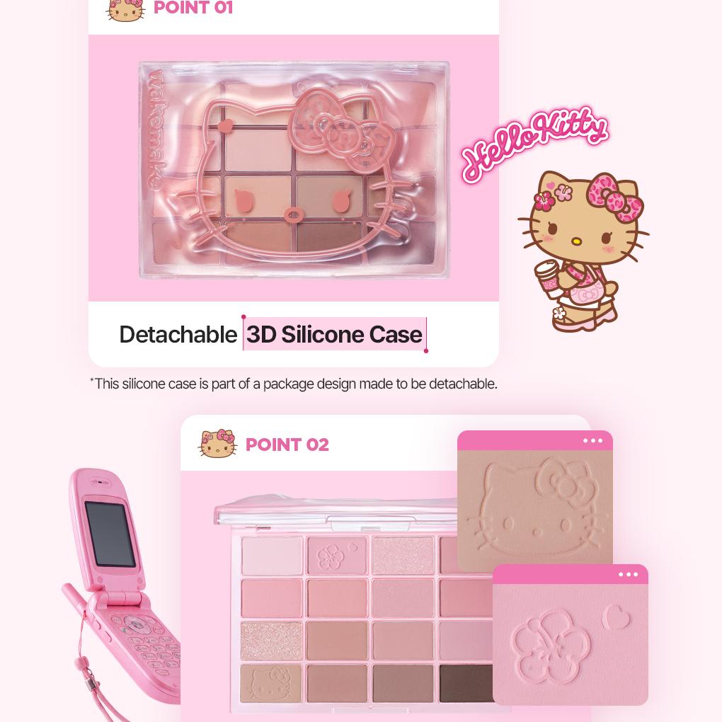 [Sanrio EDITION] WAKEMAKE Soft Blurring Eye Palette (Set/Single) (26 Options)
