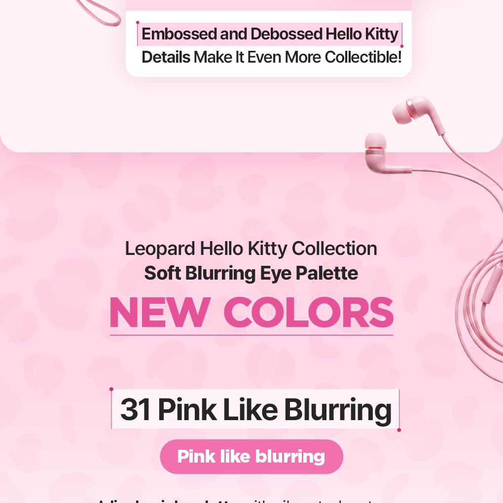 [Sanrio EDITION] WAKEMAKE Soft Blurring Eye Palette (Set/Single) (26 Options)