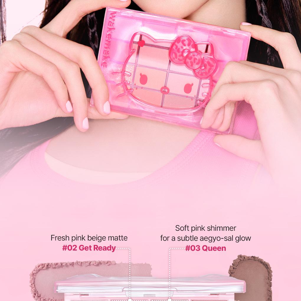[Sanrio EDITION] WAKEMAKE Soft Blurring Eye Palette (Set/Single) (26 Options)