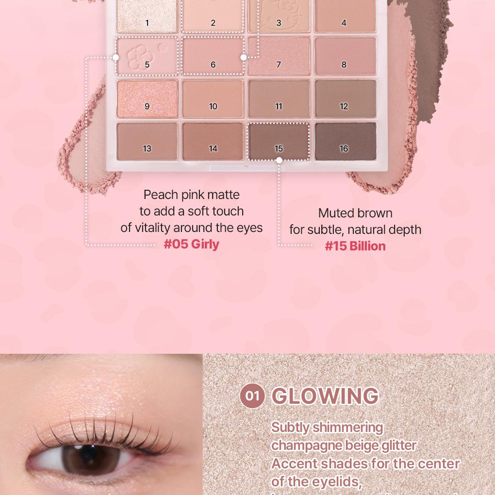 [Sanrio EDITION] WAKEMAKE Soft Blurring Eye Palette (Set/Single) (26 Options)