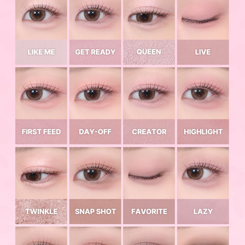 [Sanrio EDITION] WAKEMAKE Soft Blurring Eye Palette (Set/Single) (26 Options)