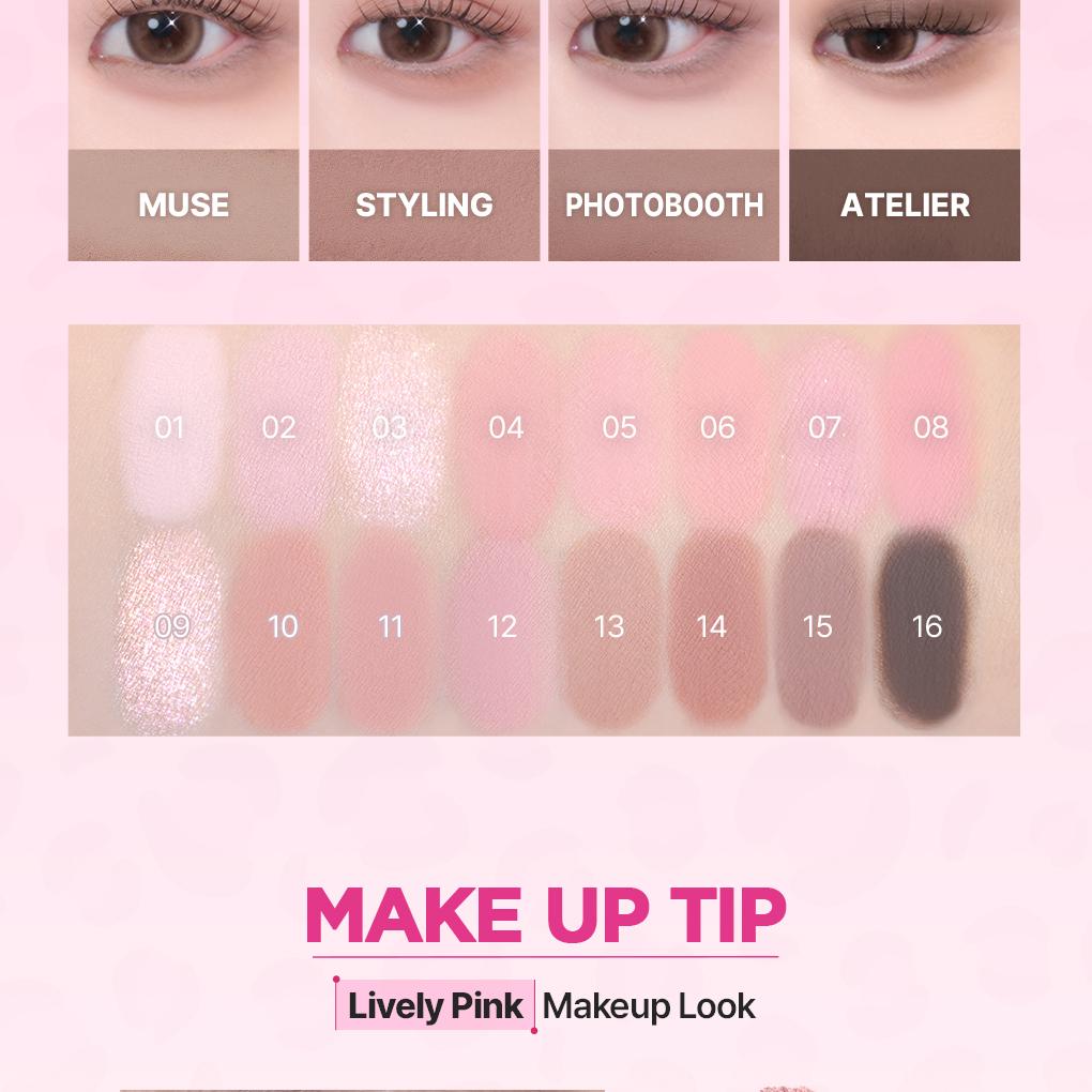 [Sanrio EDITION] WAKEMAKE Soft Blurring Eye Palette (Set/Single) (26 Options)