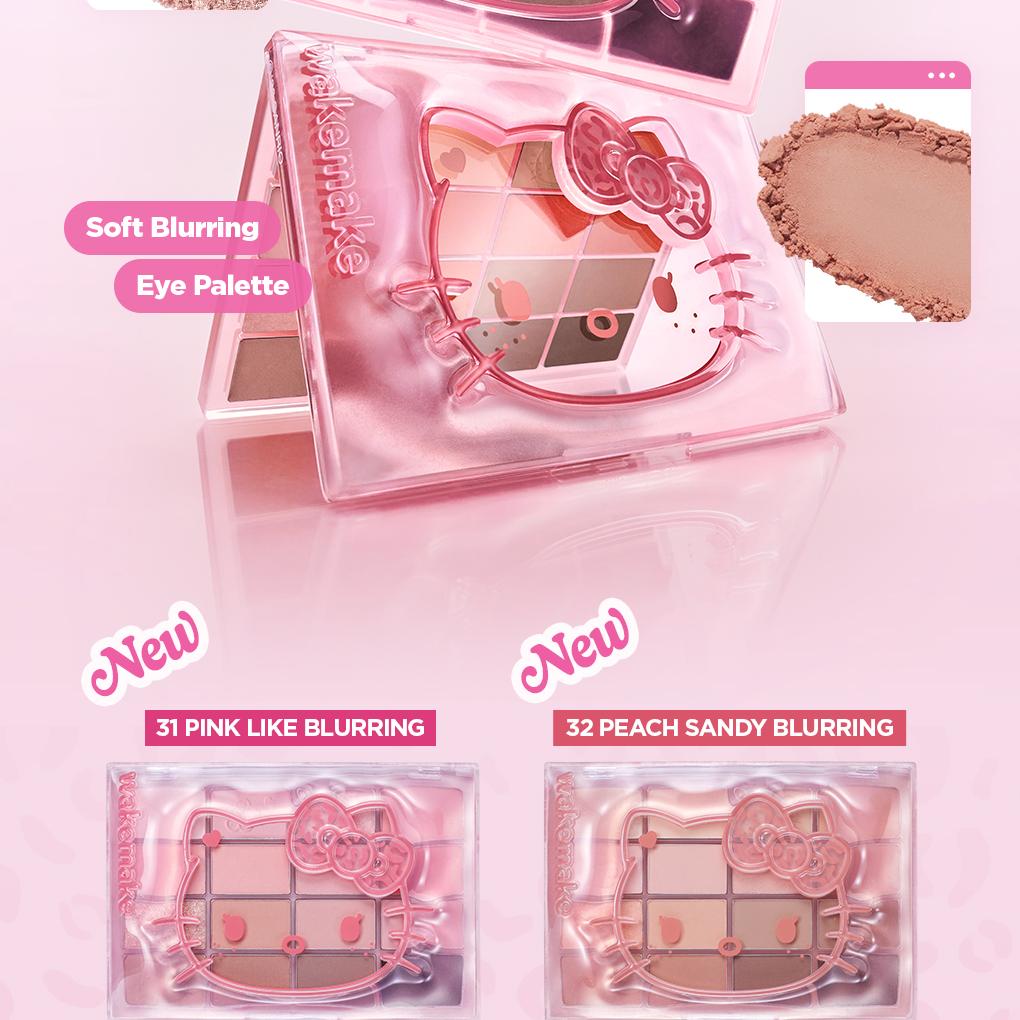 [Sanrio EDITION] WAKEMAKE Soft Blurring Eye Palette (Set/Single) (26 Options)