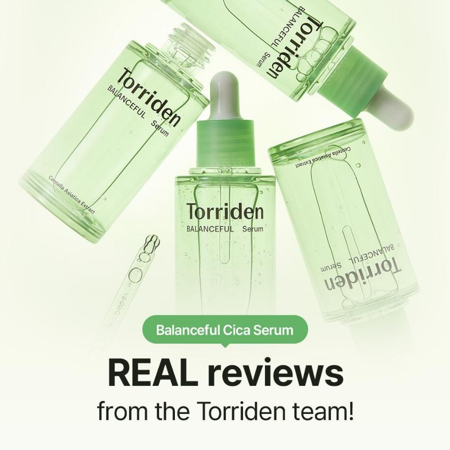 Torriden Balanceful Cica Calming Serum 50mL Refill | OLIVE