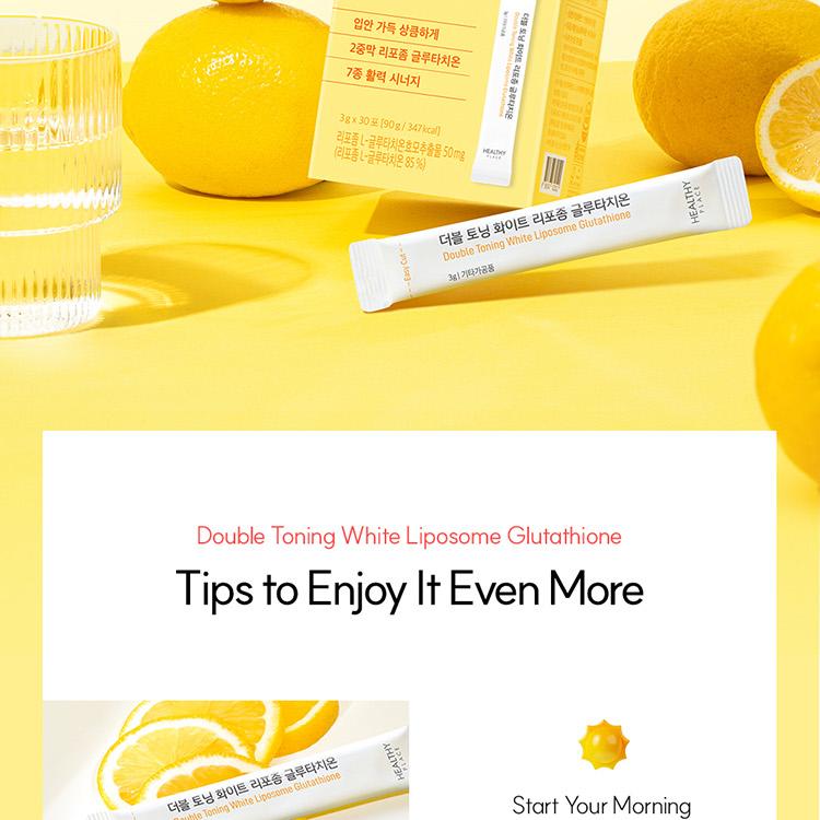 double toning white glutathione collagen stick [HEALTHY PLACE] 30 Sticks Double Toning White Glutathione Collagen