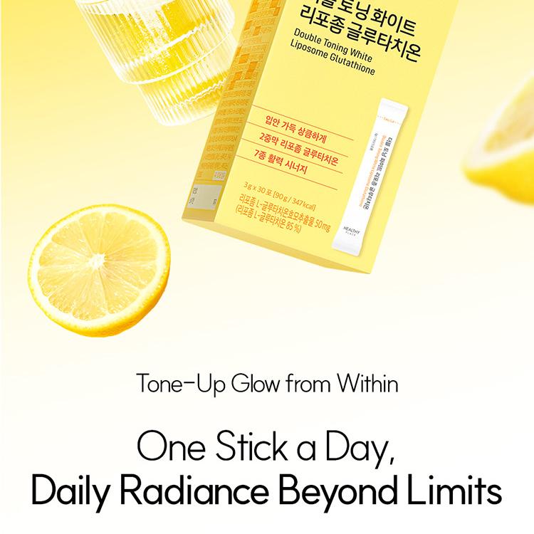 HEALTHY PLACE Double Toning White Liposome Glutathione 30 Sticks (1-month supply) | OLIVE YOUNG Global HEALTHY PLACE Double Toning White Liposome Glutathione 30 Sticks (1-month supply) | OLIVE YOUNG Global