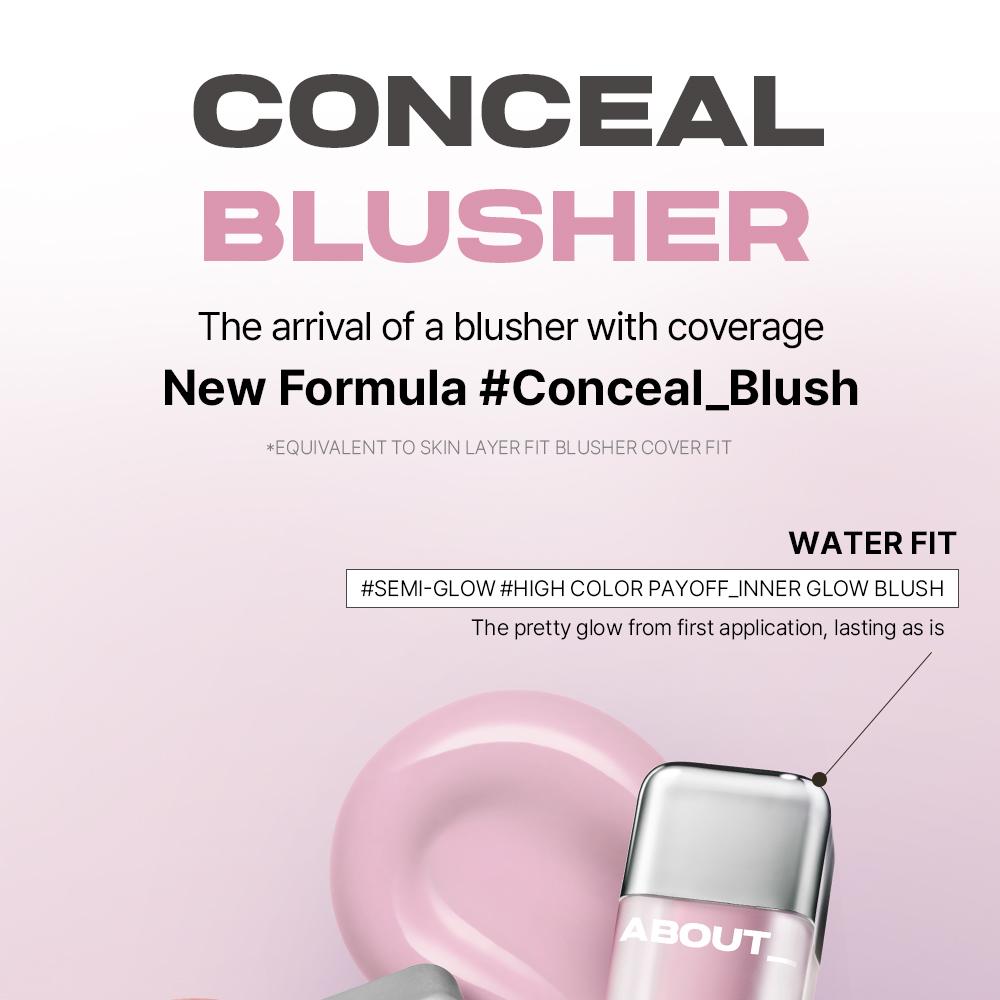 [Sanrio EDITION] ABOUT_TONE Skin Layer Fit Blusher (Cover Fit/Water Fit) (Set/Single) (22 Colors)