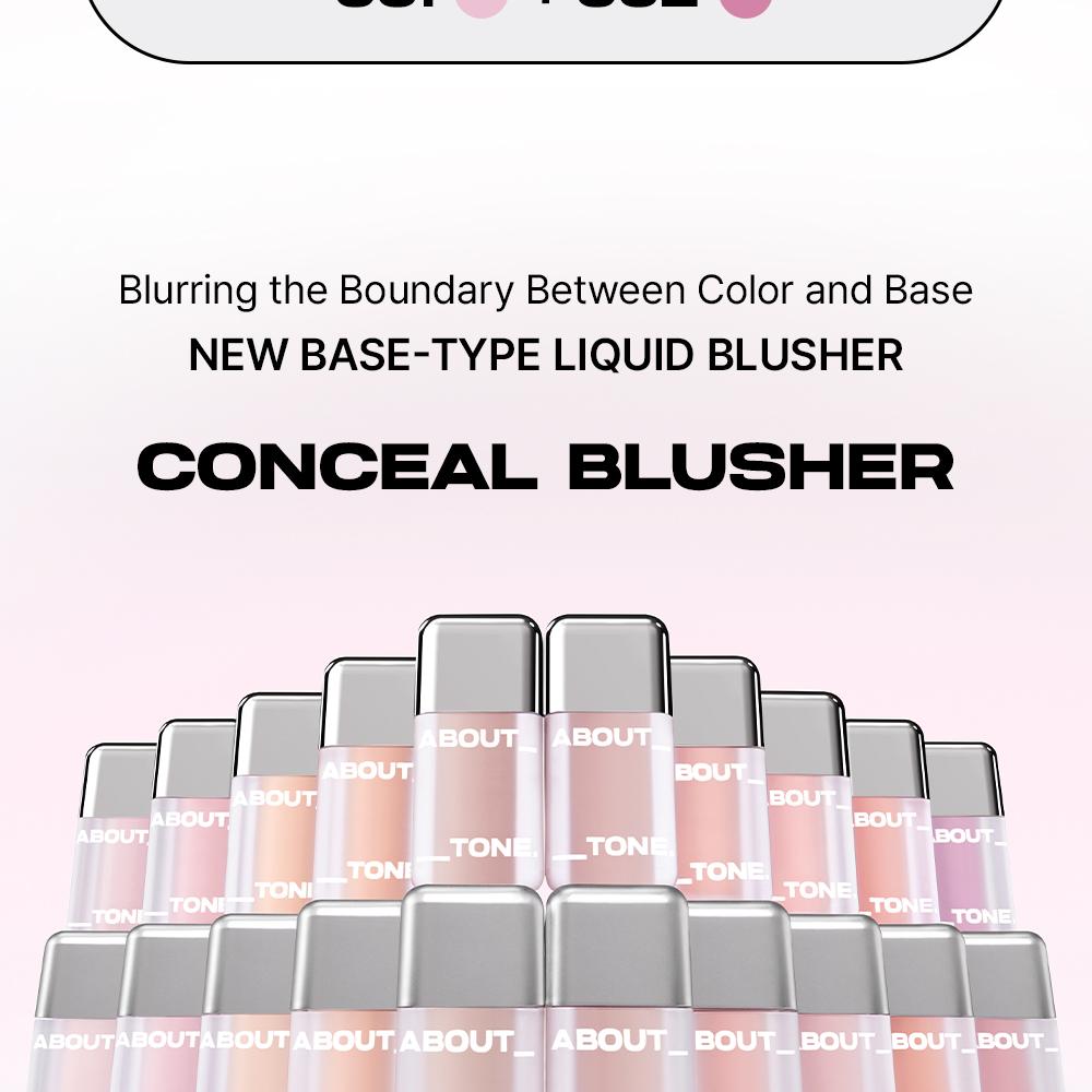 [Sanrio EDITION] ABOUT_TONE Skin Layer Fit Blusher (Cover Fit/Water Fit) (Set/Single) (22 Colors)