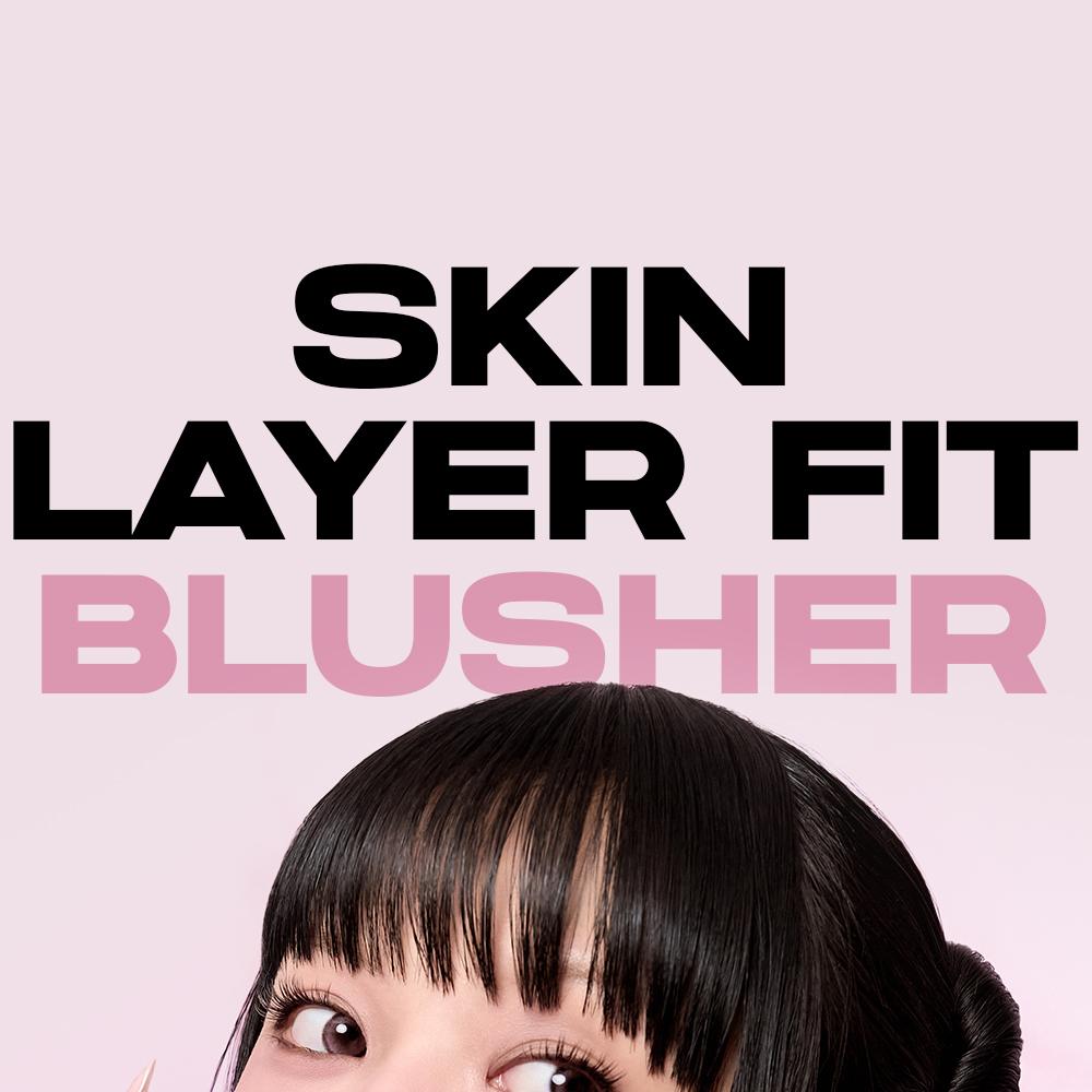 [Sanrio EDITION] ABOUT_TONE Skin Layer Fit Blusher (Cover Fit/Water Fit) (Set/Single) (22 Colors)