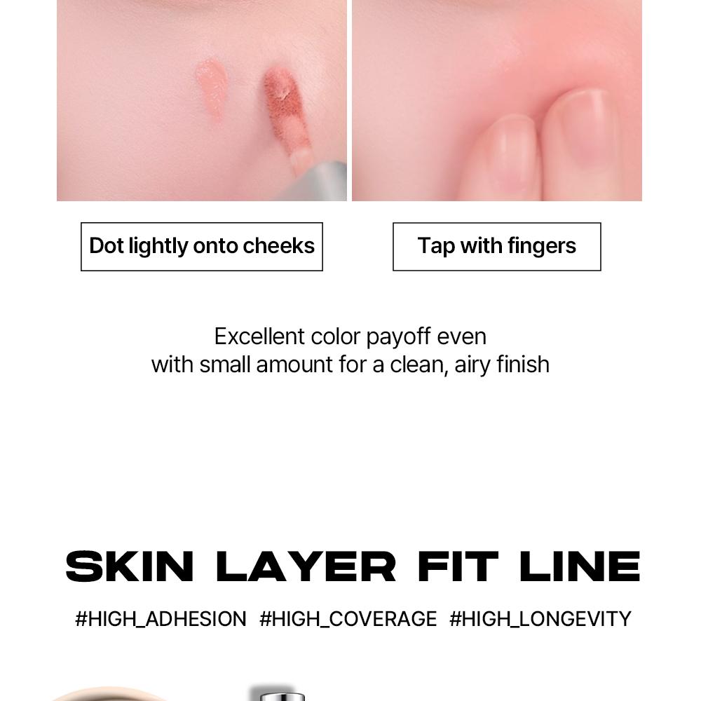 [Sanrio EDITION] ABOUT_TONE Skin Layer Fit Blusher (Cover Fit/Water Fit) (Set/Single) (22 Colors)