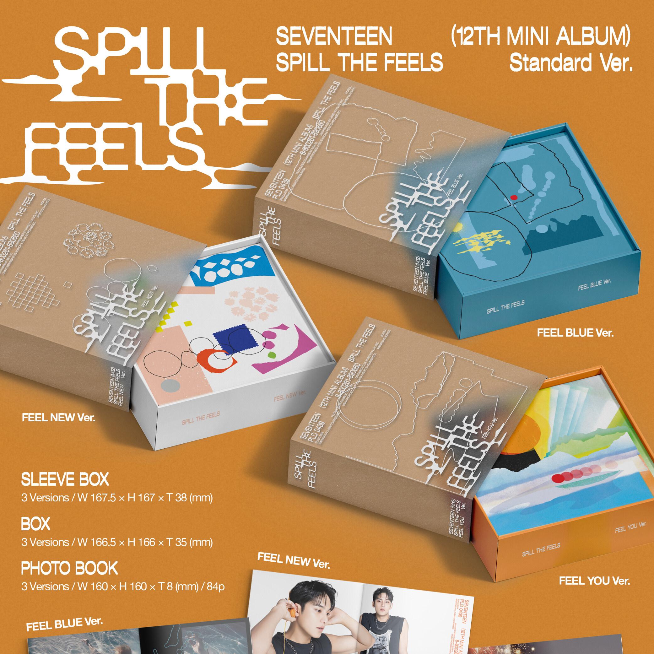 SEVENTEEN  SPILL THE FEELS ３形態セット 新品未開封 楽天市場】(3形態セット) 【予約商品 / 公式 / 韓国チャート反映