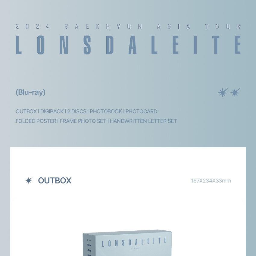 BAEKHYUN - 2024 BAEKHYUN ASIA TOUR [LONSDALEITE] IN SEOUL