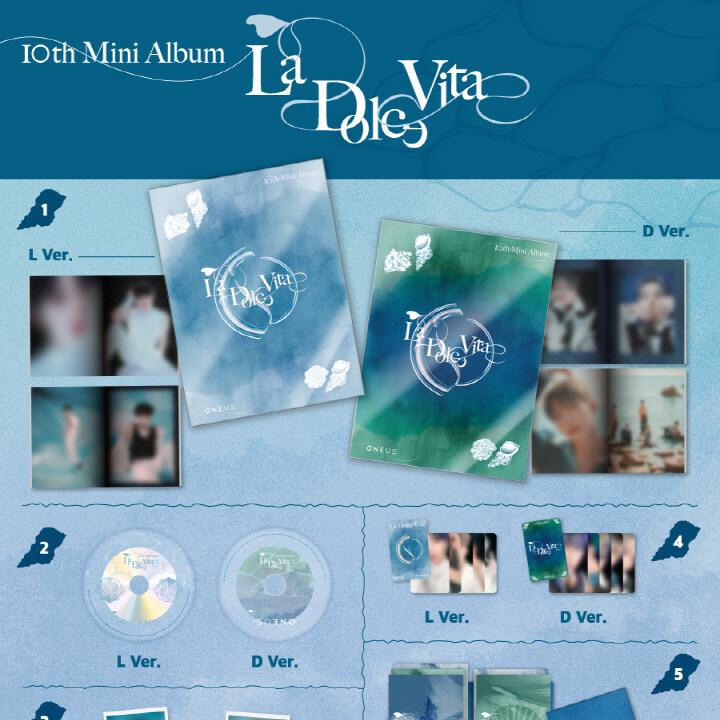 ONEUS - LA DOLCE VITA [10TH MINI ALBUM) (MAIN VER.) | OLIVE