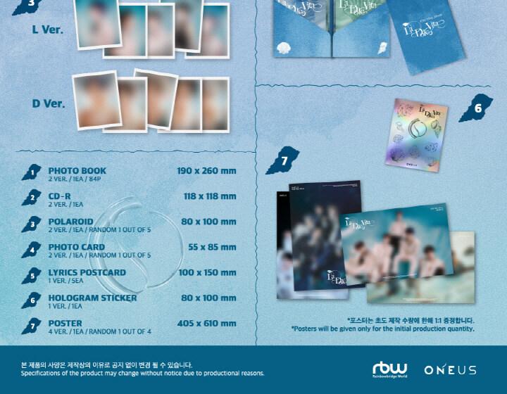 ONEUS La Dolce Vita MAKESTAR 直筆サイン入り シオン Oneus - La Dolce Vita Signed Autographed Promo CD Album K