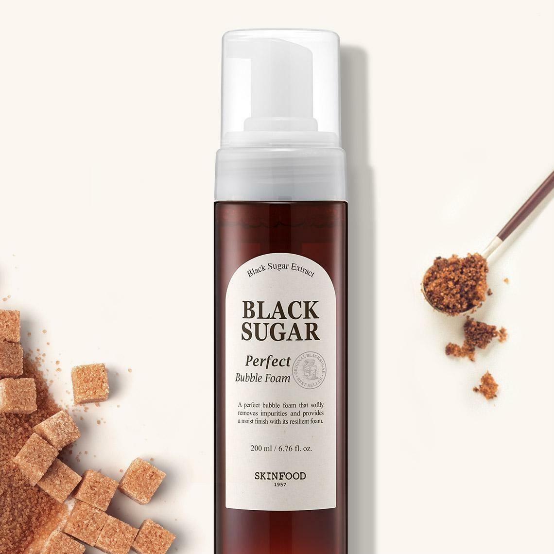 BLACK SUGAR Perfect Mousse Foam 3本セット 楽天市場】【SKIN FOOD】ブラックシュガー パーフェクト ムース
