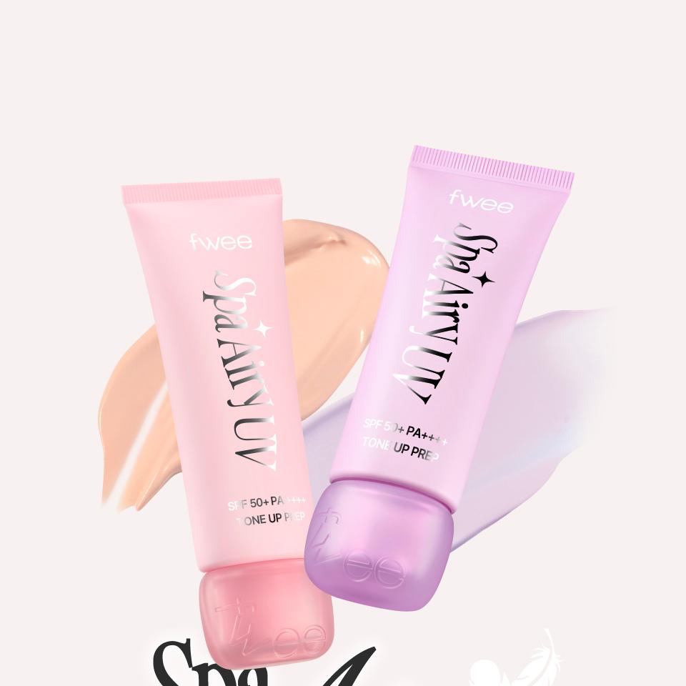 [NEW Shade] fwee Spa Glowing UV Tone Up Prep (SPF30 Semi Dewy / SPF50+ Wet Dewy&Airy) (Set/Single) (4 Shades)